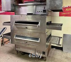 Middleby Marsall Ps360s Double Deck Natgas Conveyor Pizza Ovens 32 Split Belt