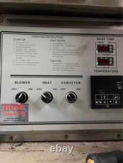 Middleby Marsall Ps360s Double Deck Natgas Conveyor Pizza Ovens 32 Split Belt