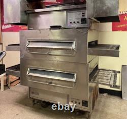 Middleby Marsall Ps360s Double Deck Natgas Conveyor Pizza Ovens 32 Split Belt