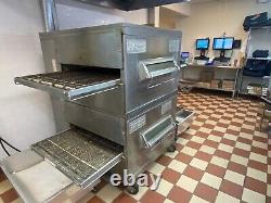 Middleby Marshall PS200 Natural Gas Double Deck Conveyor Pizza Oven withWarranty