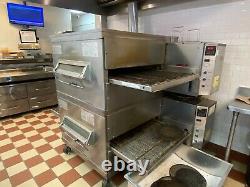 Middleby Marshall PS200 Natural Gas Double Deck Conveyor Pizza Oven withWarranty
