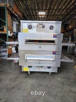 Middleby Marshall PS360 Double Deck Gas Pizza Conveyor Oven Works Great