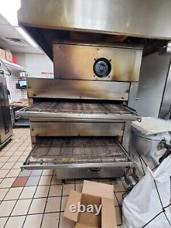 Middleby Marshall PS360 Double Deck Gas Pizza Conveyor Oven Works Great