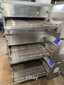 Middleby Marshall PS360g WoW! Gas Triple Stack Pizza Conveyor Ovens. Video Demo