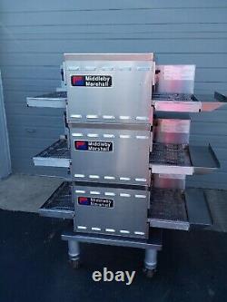 Middleby Marshall PS520G Triple Deck Conveyor Pizza Oven Belt Width 20