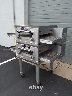 Middleby Marshall PS528G Double Deck Conveyor Pizza Oven Gas Fired