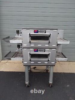 Middleby Marshall PS528G Double Deck Conveyor Pizza Oven Gas Fired