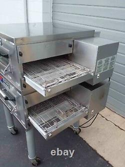 Middleby Marshall PS528G Double Deck Conveyor Pizza Oven Gas Fired