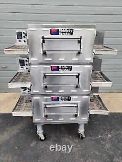 Middleby Marshall PS528G Triple Deck Conveyor Pizza Oven Belt Width 18