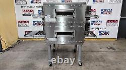 Middleby Marshall PS536GS Double Deck Conveyor Pizza Oven Natural Gas