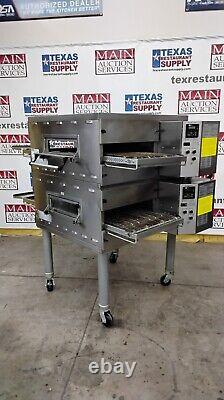 Middleby Marshall PS536GS Double Deck Conveyor Pizza Oven Natural Gas