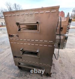 Middleby Marshall PS540G Natural Gas Double Stack Conveyor Pizza Oven