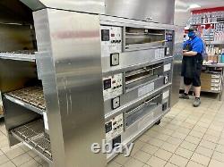 Middleby Marshall PS570 Triple Deck Conveyor Pizza Oven Belt Width 32