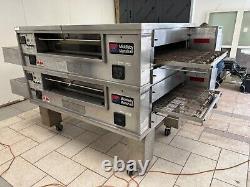 Middleby Marshall PS570G Double Deck Conveyor Pizza Oven Belt Width 32