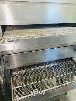 Middleby Marshall PS570G Nat Gas Double Deck Conveyor Pizza Ovens Fully Refurbis