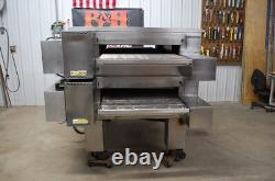 Middleby Marshall PS570G Natural Gas Double Stack Deck 32 Conveyor Pizza Oven