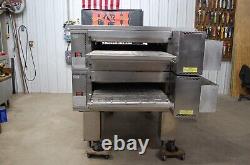 Middleby Marshall PS570G Natural Gas Double Stack Deck 32 Conveyor Pizza Oven