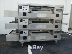 Middleby Marshall PS570G Triple Deck Conveyor Pizza Oven Belt Width 32