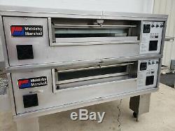 Middleby Marshall PS570S Double Deck Conveyor Pizza Oven Belt Width 32