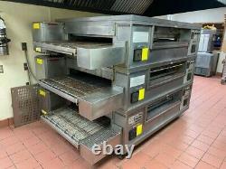 Middleby Marshall PS570S Triple Stack Gas Conveyor Pizza Oven