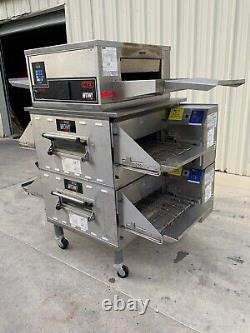 Middleby Marshall PS636G Gas double Conveyor Pizza Oven with Electric CTX infrated