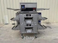 Middleby Marshall PS636G Gas double Conveyor Pizza Oven with Electric CTX infrated