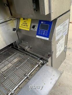 Middleby Marshall PS636G Gas double Conveyor Pizza Oven with Electric CTX infrated