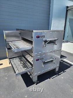 Middleby Marshall PS740G WOW Double Deck Conveyor Pizza Oven Belt Width 32