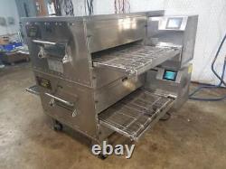 Middleby Marshall PS740g WoW! Gas Dbl. Stack Pizza Conveyor Ovens. Video Demo