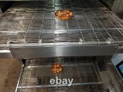 Middleby Marshall PS740g WoW! Gas Dbl. Stack Pizza Conveyor Ovens. Video Demo