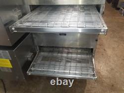 Middleby Marshall PS740g WoW! Gas Dbl. Stack Pizza Conveyor Ovens. Video Demo