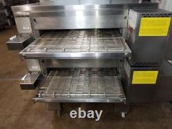 Middleby Marshall PS770 WOW! Dbl. Stack Nat. Gas Pizza Conveyor Oven. Video Demo