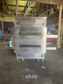 Middleby Marshall Ps360s Natural Gas 32 Double Deck Conveyor Pizza Oven