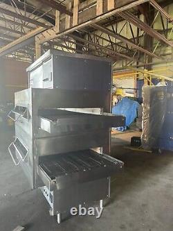 Middleby Marshall Ps360s Natural Gas 32 Double Deck Conveyor Pizza Oven