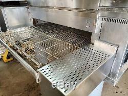 Middleby Marshall Ps570s Double Deck Natural Gas Conveyor Pizza Ovens Cleaned