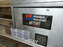 Middleby Marshall Ps870 Wow Double Deck Natural Gas Conveyor Pizza Ovens Cleaned