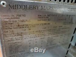 Middleby Marshall Ps870 Wow Double Deck Natural Gas Conveyor Pizza Ovens Cleaned