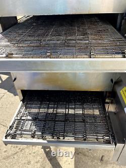 Middleby Marshall WOW PS636G Double Stack Conveyor Natural Gas Pizza Oven