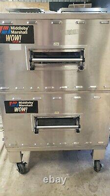 Middleby Marshall WOW PS640G Double Deck Conveyor Pizza Oven Belt Width 32