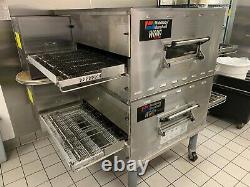 Middleby Marshall WOW PS840G Double Deck Conveyor Pizza Oven Belt Width 32