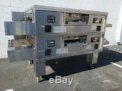 Middleby Marshall WOW PS870G Double Deck Conveyor Pizza Oven Belt Width 32