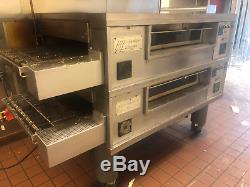 Middleby Marshall ps 570 2deck lincon impinger stacked gas pizza oven detroit