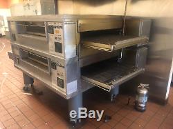 Middleby Marshall ps 570 2deck lincon impinger stacked gas pizza oven detroit