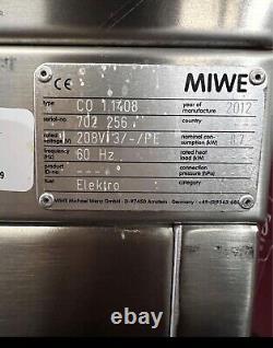 Miwe 20 full tray & pizza deck oven & steam + stand