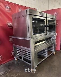 Miwe 20 full tray & pizza deck oven & steam + stand