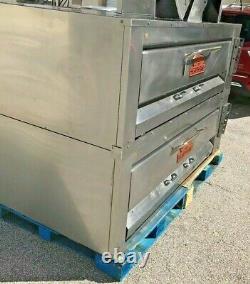 Montague 25P-2 Double Deck Gas Pizza Ovens