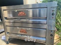 Montague 25P-2 Double Deck Gas Pizza Ovens