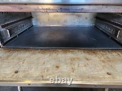 Montague commercial Natural gas pizza oven Triple 3 Deck NSF stone
