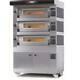 Moretti Forni Amalfi A3 Electric Pizza Oven Chamber 3 Decks With Tray Guide Base