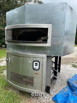Mt Baker 6' Commercial Stone Hearth Bakery Pizza Oven Radiant Gas with Hood